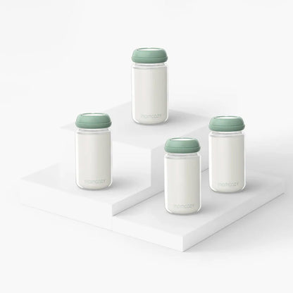 Set de 4 biberones de almacenamiento - MOMCOZY - Mini Nuts - Expertos en sillas de auto y coches de paseo