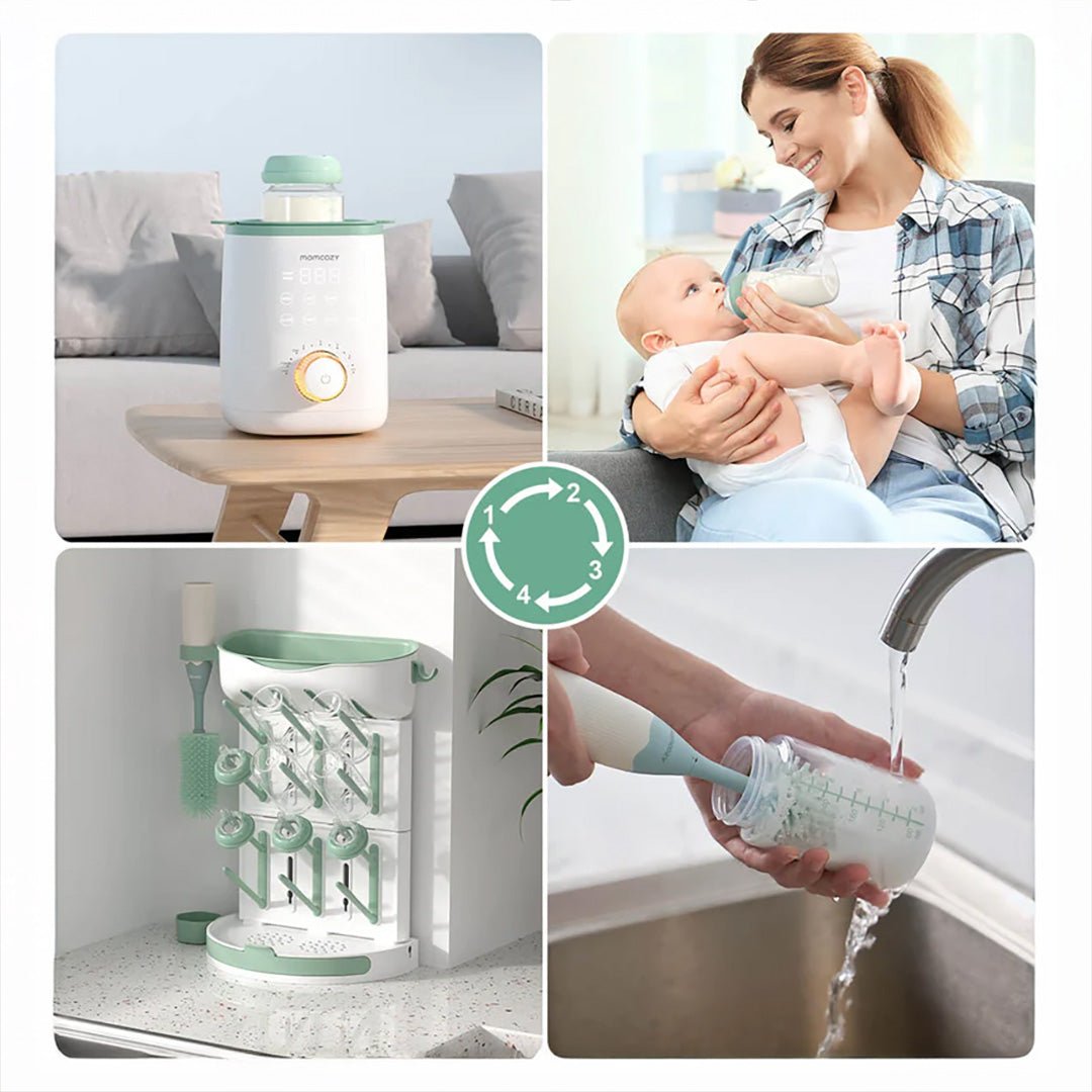 Set de 4 biberones de almacenamiento - MOMCOZY - Mini Nuts - Expertos en sillas de auto y coches de paseo