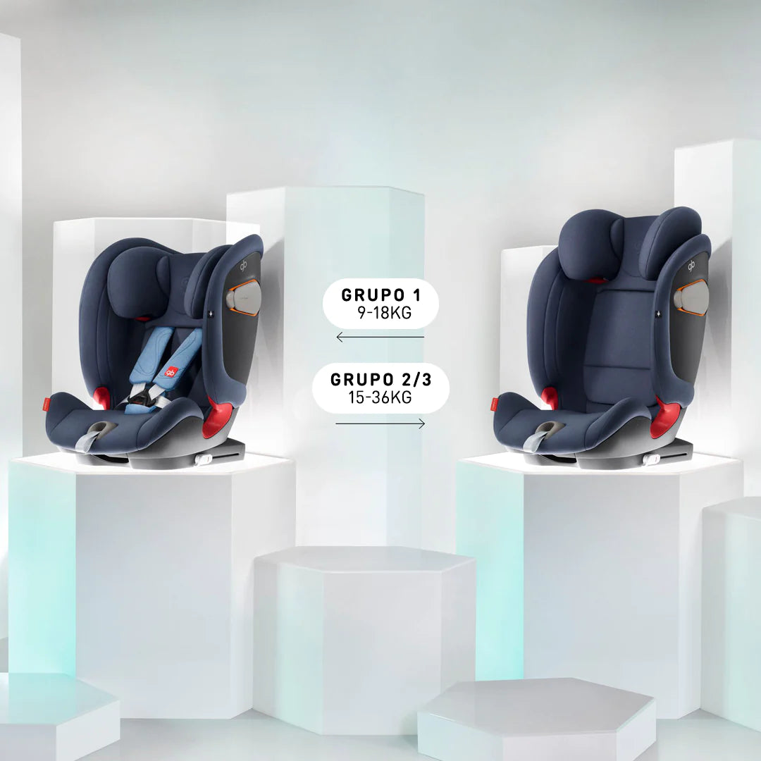 Everna-Fix Combination Car Seat - London Grey