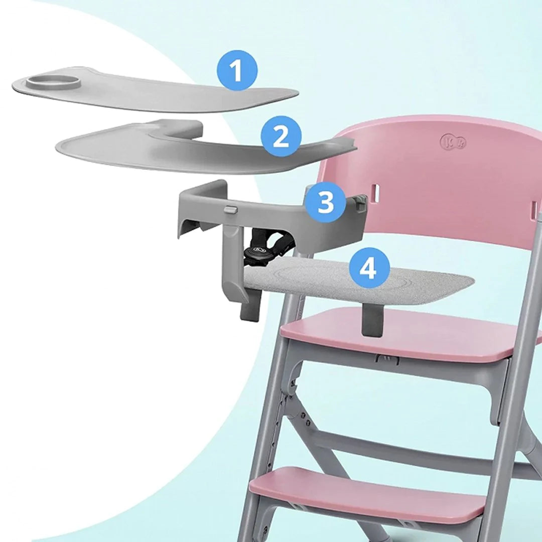 Livy High Chair - Pink