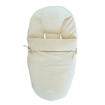 Car Seat Cover - Cotton - Vanilla