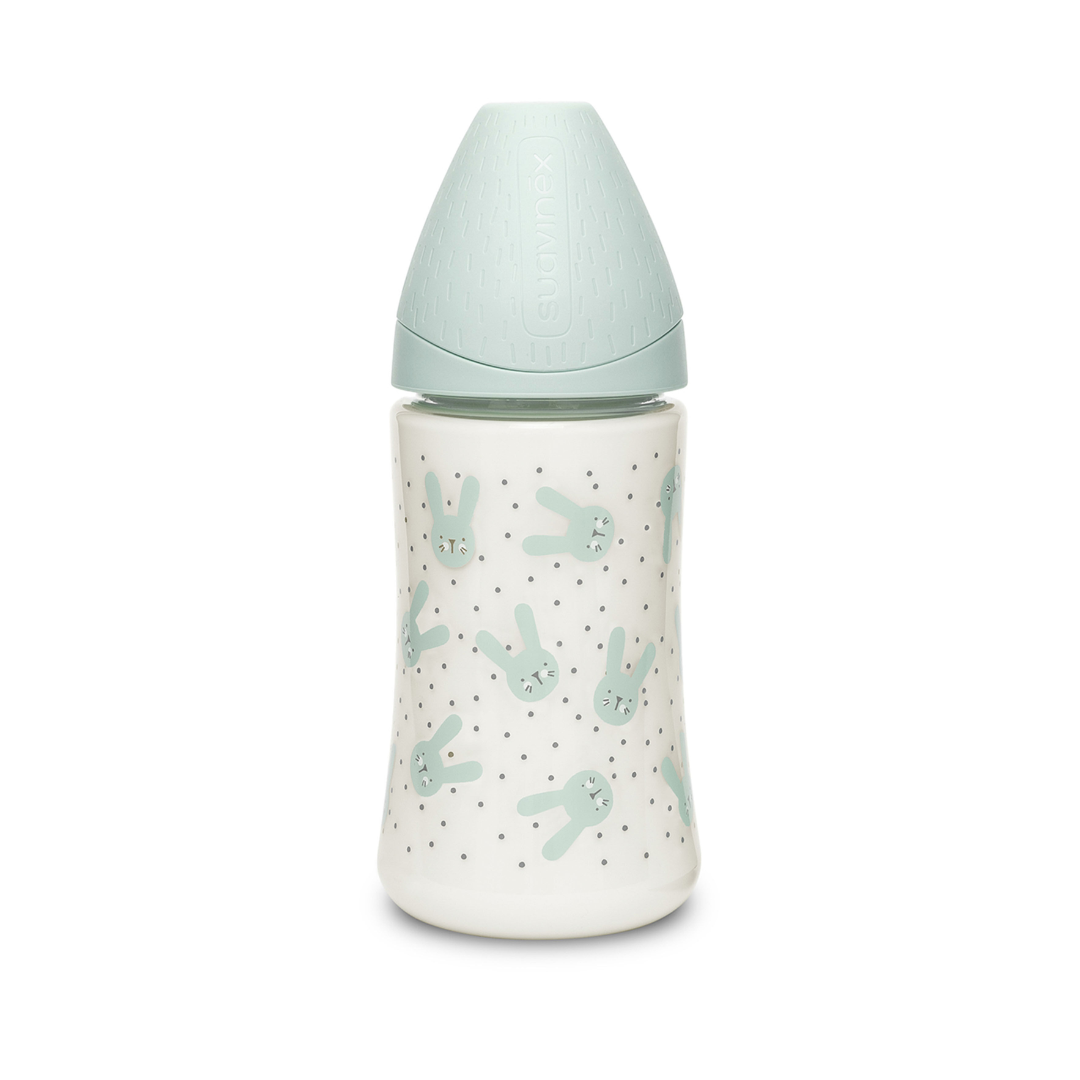 Baby bottle 270ml - Green Rabbit