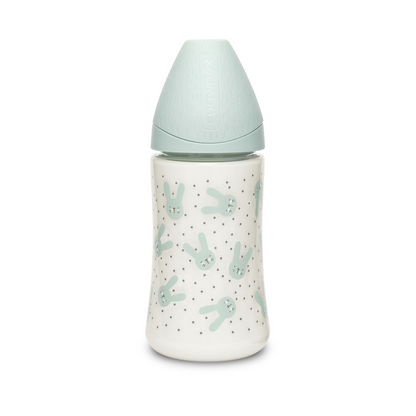 Baby bottle 270ml - Green Rabbit