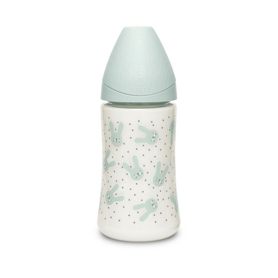 Baby bottle 270ml - Green Rabbit