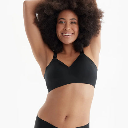 Sostén de Lactancia Ultra Suave -  Negro | MomCozy