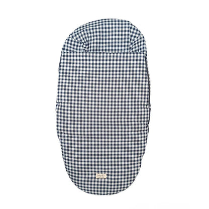 Car Seat Cover - Cotton - Blue Vichy