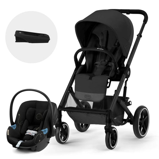 Travel System: Balios S Lux 3.0 + Silla Aton G + Base G - Moon Black