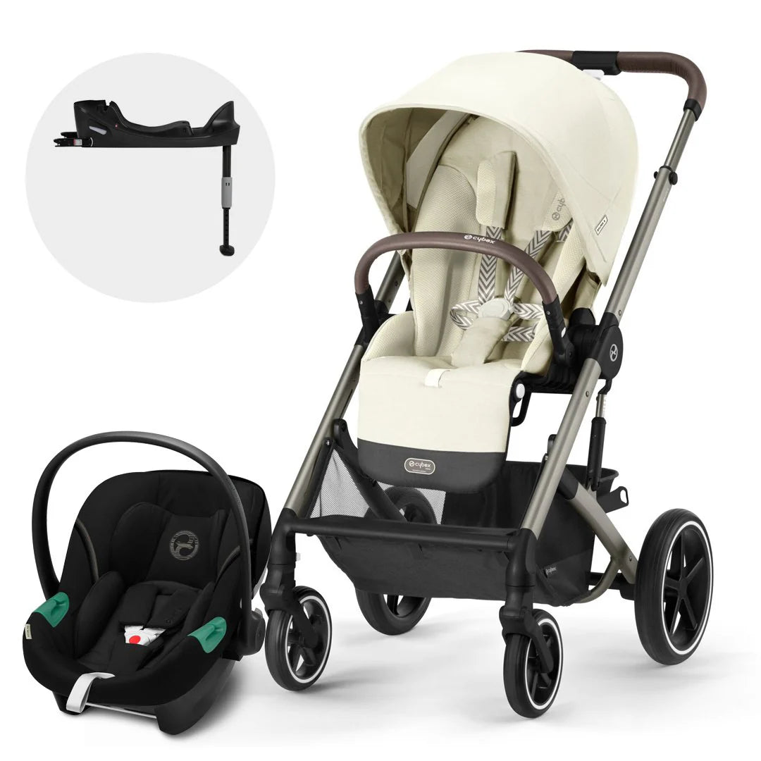 Travel System: Balios S Lux 3.0 + Aton S2 Chair + Base - Lava Gray 