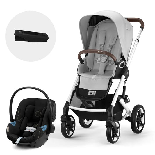 Travel System: Balios S Lux 3.0 + Silla Aton G + Base G -  Lava Grey