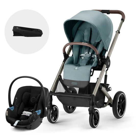 Travel System: Balios S Lux 3.0 + Silla Aton G + Base G - Sky Blue