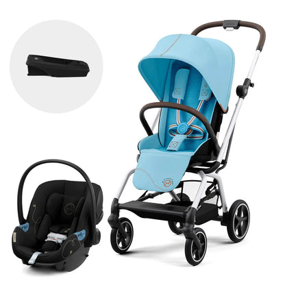 Travel System: Eezy S Twist Plus + Aton S2 Chair + Base - Lava Gray 