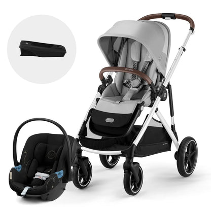 Travel System: Gazelle S + Silla Aton G + Base G - Lava Grey