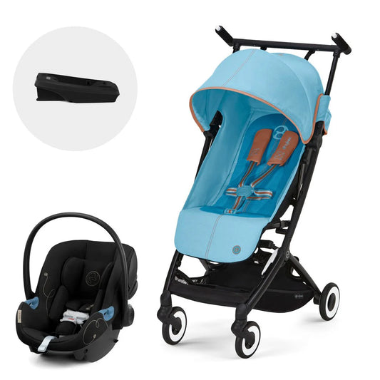 Travel System: Coche Libelle + Silla Aton G + Base G - Beach Blue