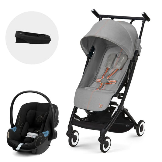 Travel System: Coche Libelle + Silla Aton G + Base G - Lava Grey