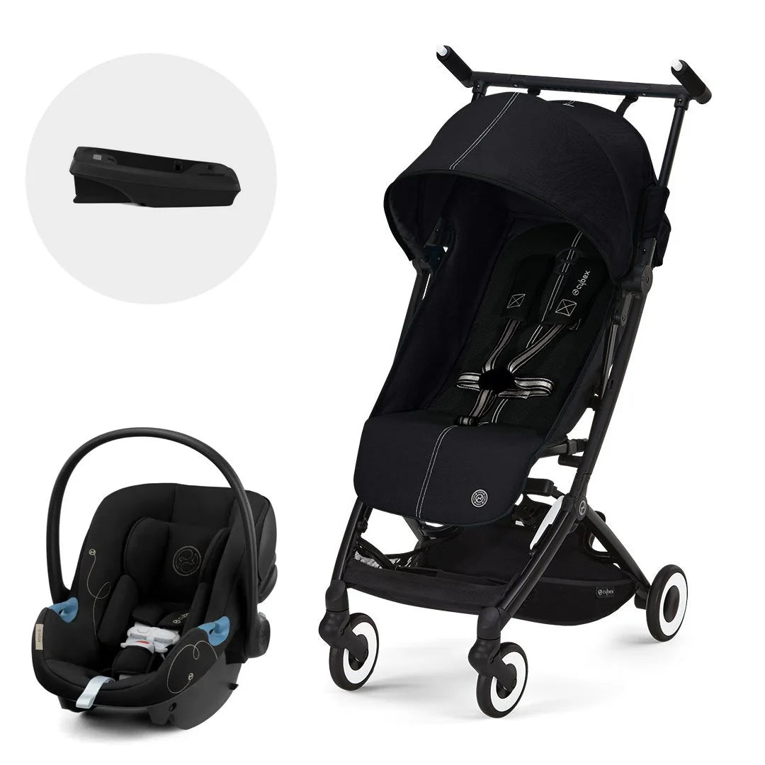 Travel System: Libelle Car + Aton G Chair + G Base - Moon Black