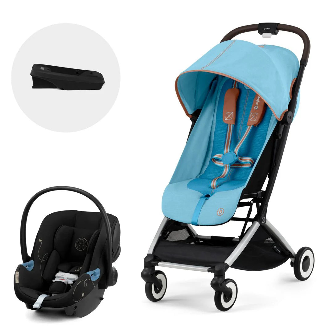 Travel System: Orfeo Car + Aton G Nest Seat + G Base - Beach blue 