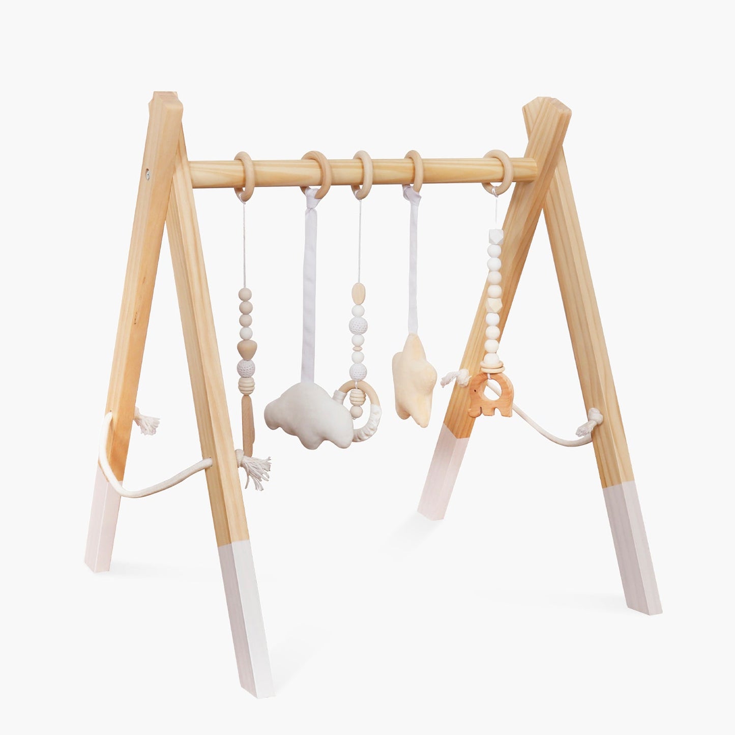 Gimnasio Infantil de Madera Aura Natura/Blanco - Form Design