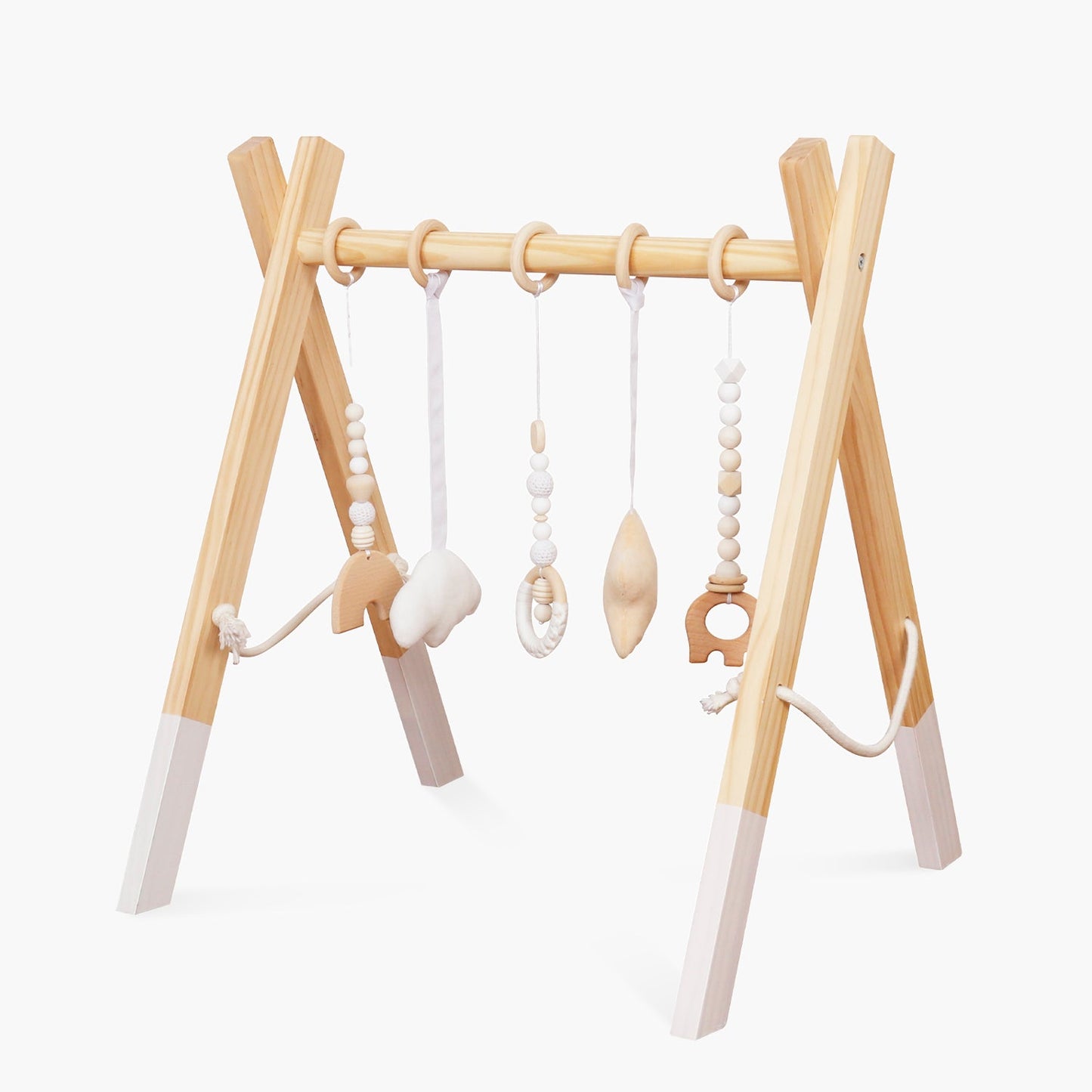 Gimnasio Infantil de Madera Aura Natura/Blanco - Form Design