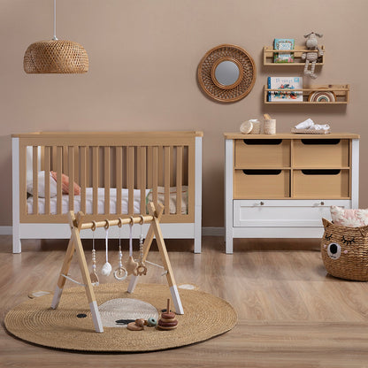 Gimnasio Infantil de Madera Aura - Natura/Blanco | Form Design