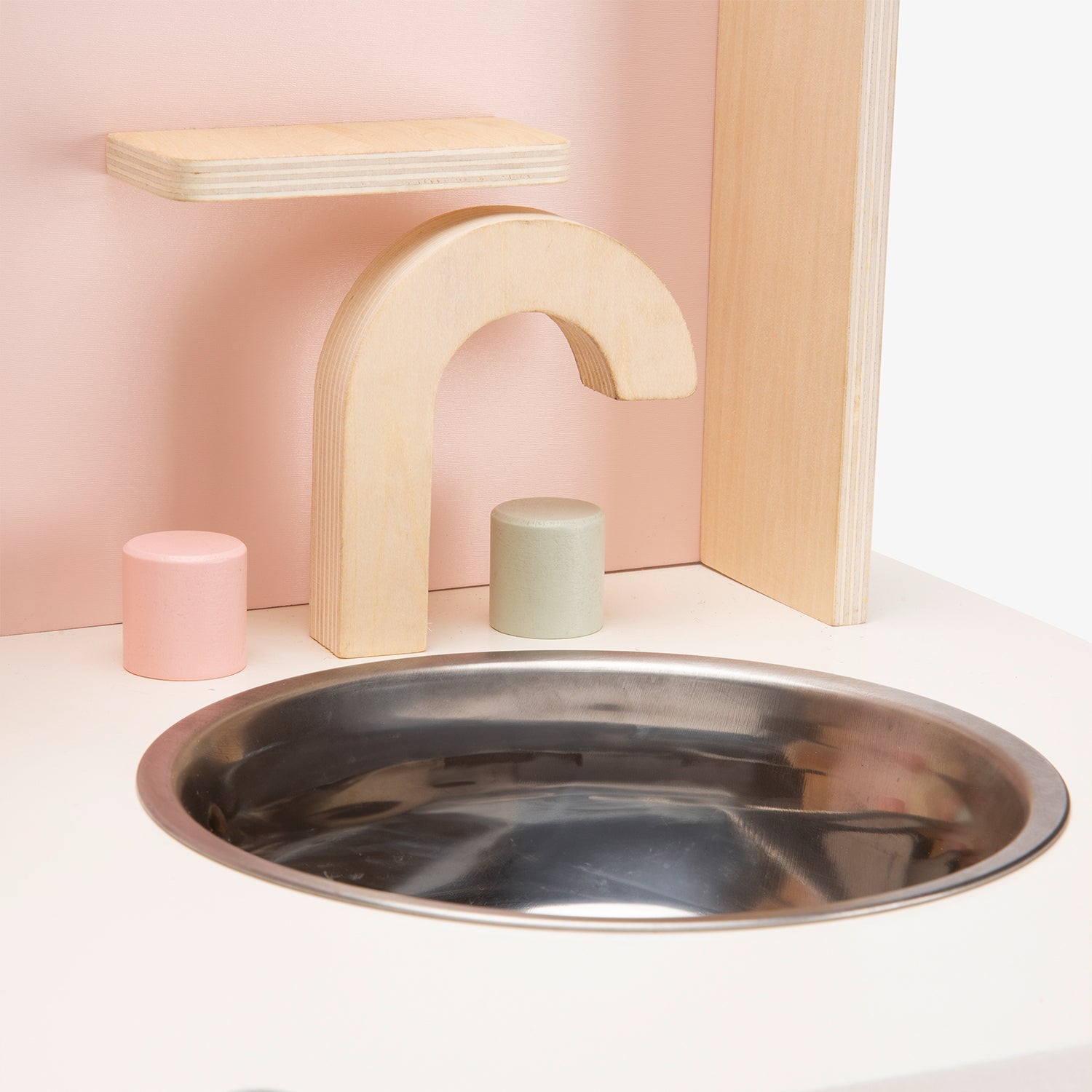 Cocina Infantil de Madera Maia Rosado - Form Design