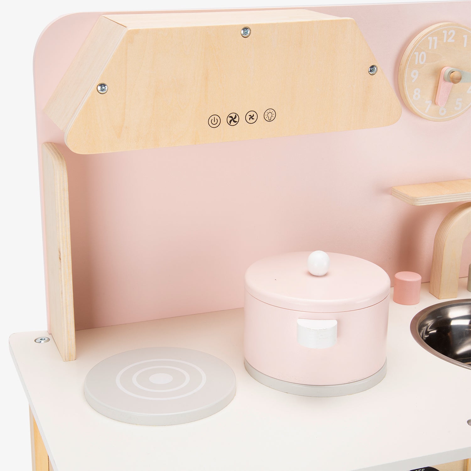 Cocina Infantil de Madera Maia Rosado - Form Design