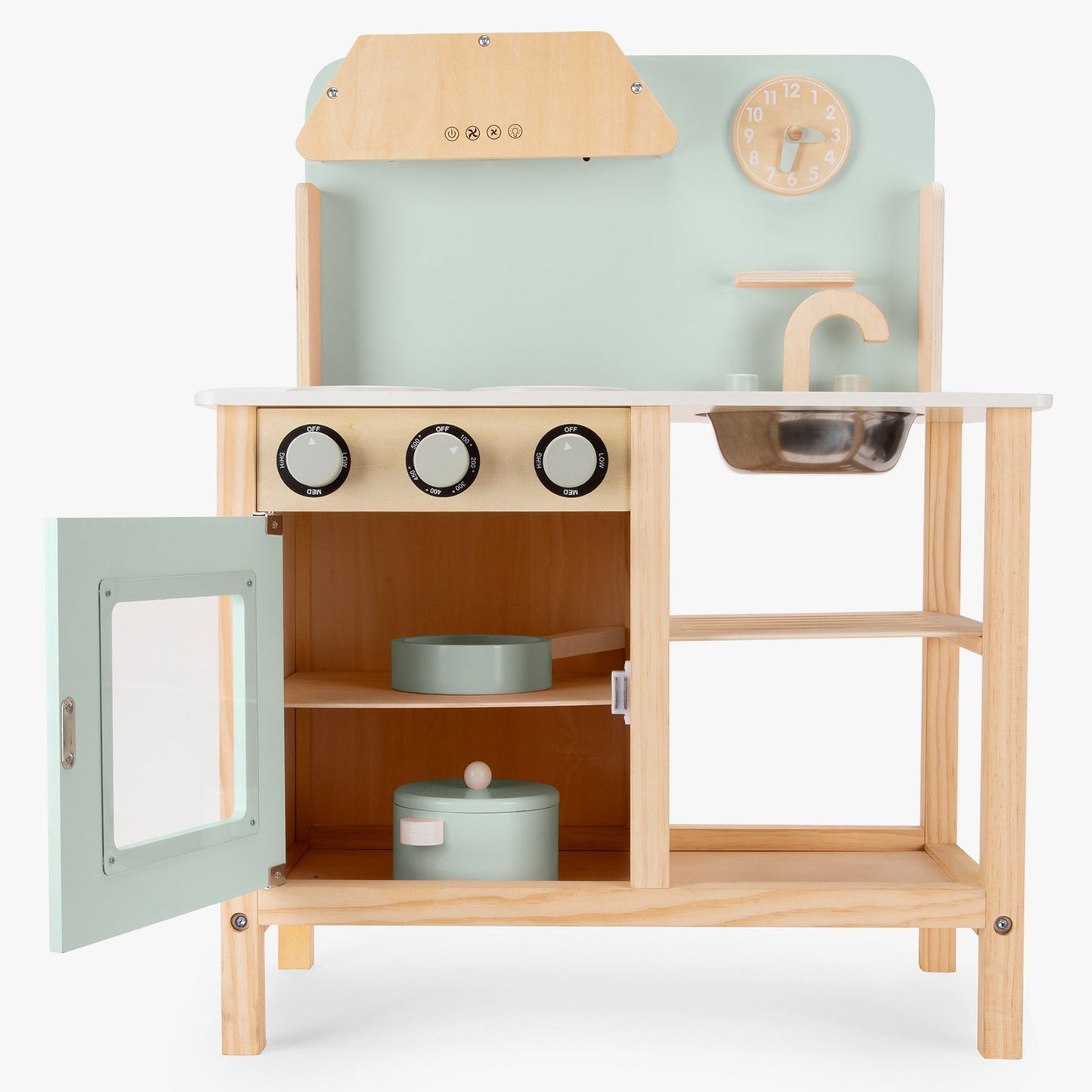Cocina Infantil de Madera Maia - Menta | Form Design
