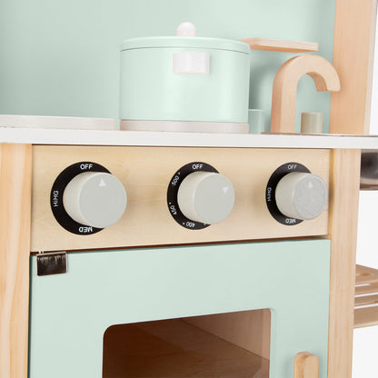 Cocina Infantil de Madera Maia - Menta | Form Design