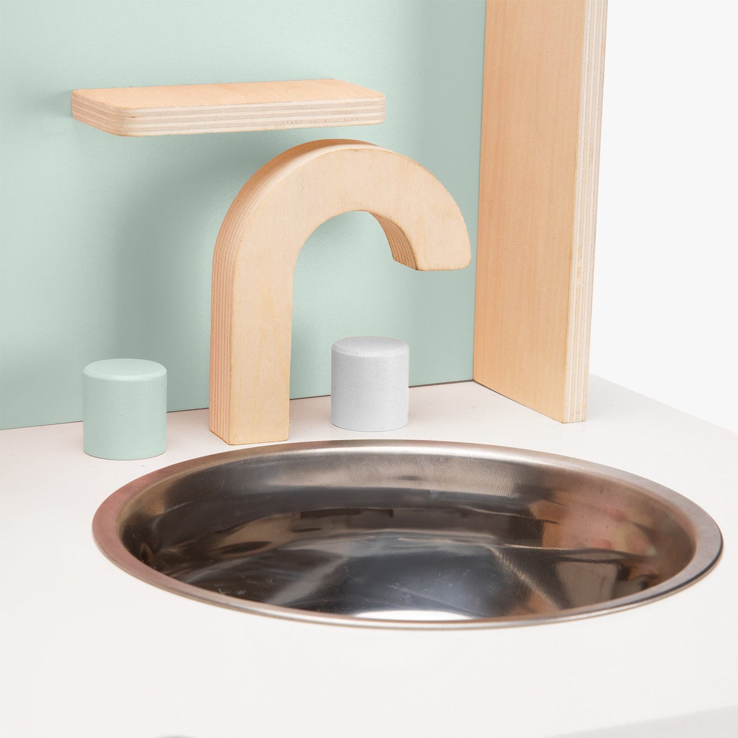Cocina Infantil de Madera Maia - Menta | Form Design