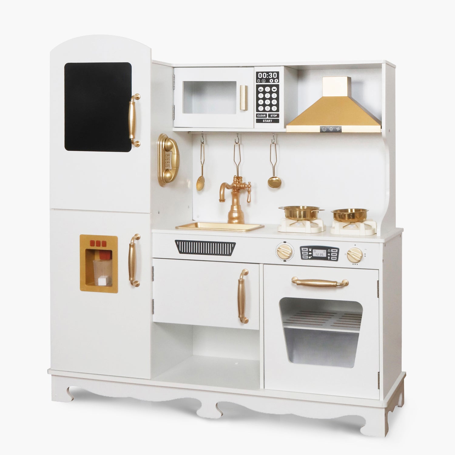 HOMASIS Cocina Infantil de Madera, Juego de Cocina con Efectos de luz y Sonido fogón, Fregadero, Estantes de Almacenaje, Horno, Utensilios para Niños de 3 años, 55x31x75cm, Blanco (Rosa HOMASIS Cocina Infantil de Madera, Juego de Cocina con Efectos de luz y Sonido fogón, Fregadero, Estantes de Almacenaje, Horno, Utensilios para Niños de 3 años, 55x31x75cm, Blanco (Rosa
