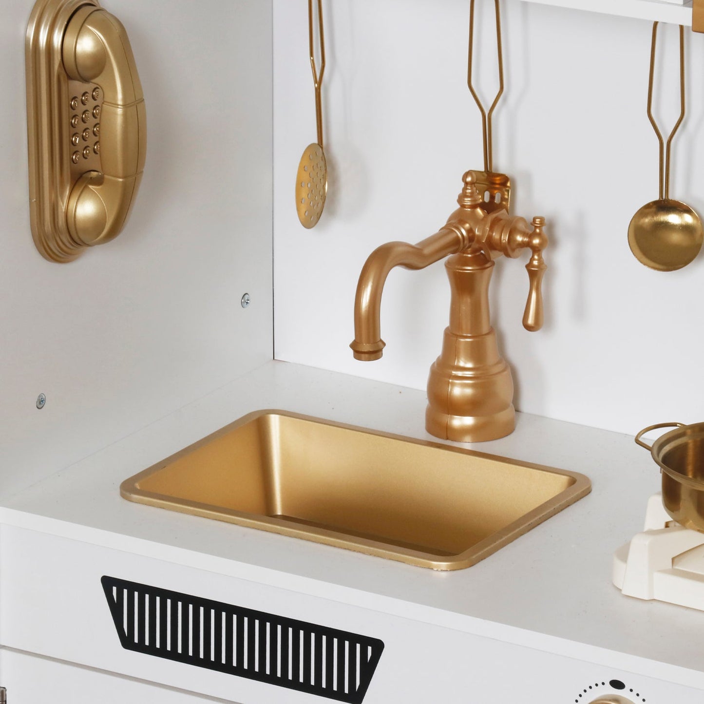 Cocina Infantil de Madera Eloisa - Blanco | Form Design