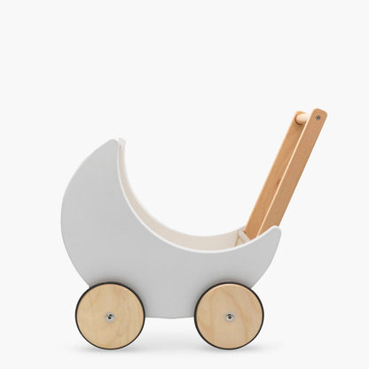 Coche para Muñecas Infantil de Madera Samanta - Gris claro | Form Design