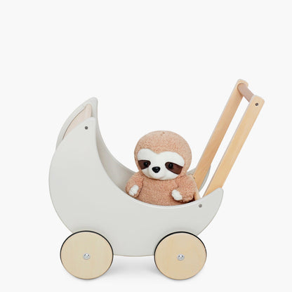 Coche para Muñecas Infantil de Madera Samanta - Gris claro | Form Design