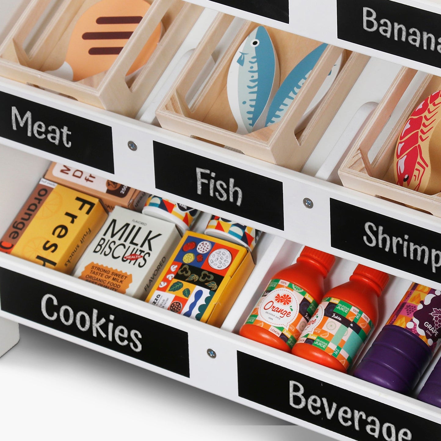 Mercado Infantil de Madera Multicolor - Form Design