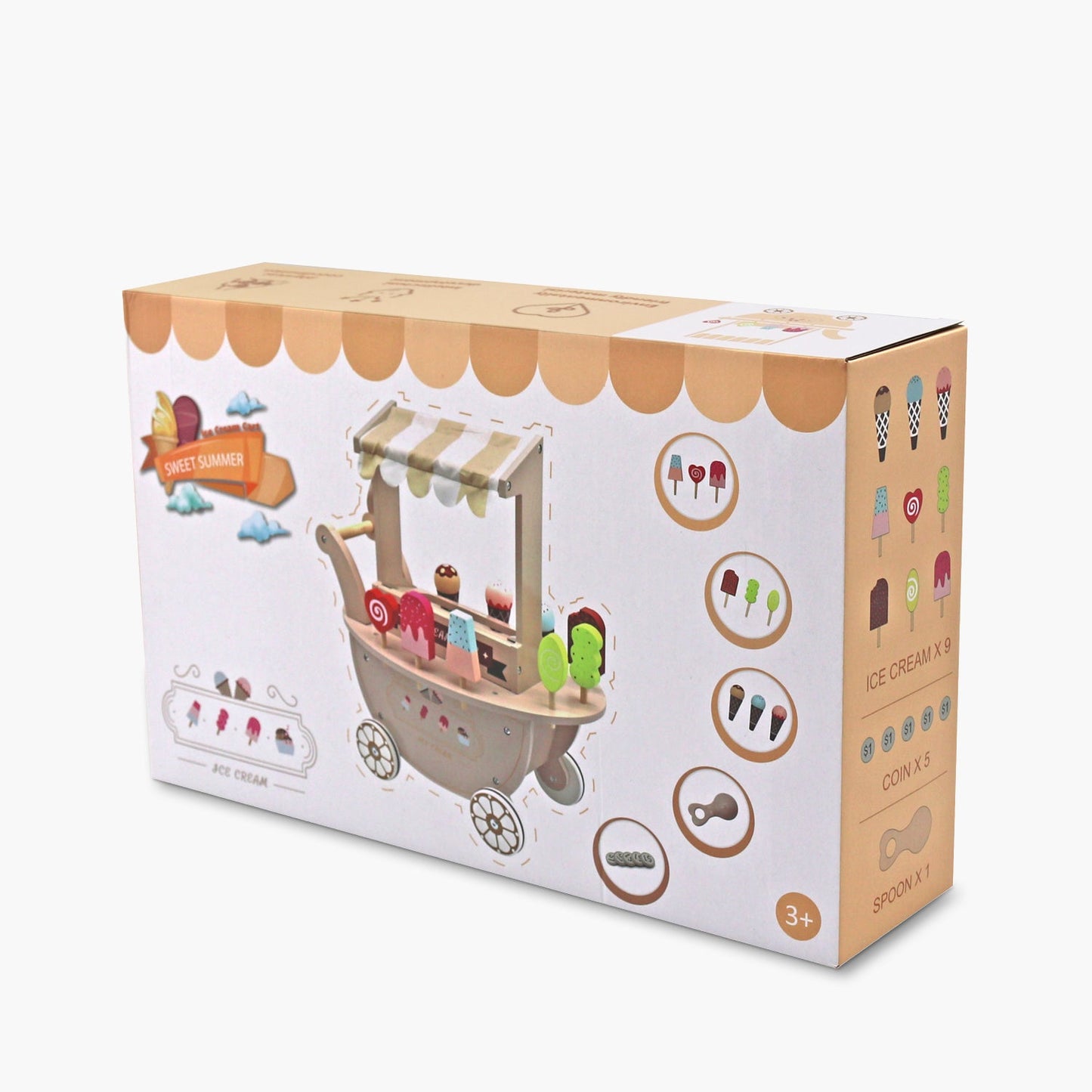 Heladería Infantil de Madera Natural - Form Design