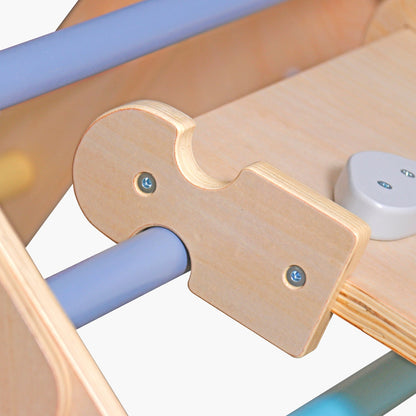 Set Triángulo Pikler con rampa de Madera Infantil Rainbow Multicolor - Form Design