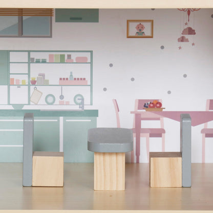 Casita de Muñecas Infantil de Madera Dana - Multicolor | Form Design