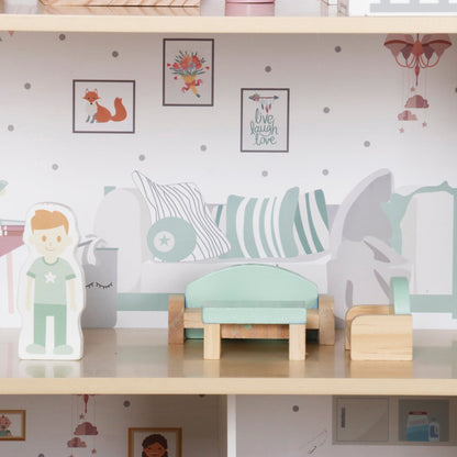 Casita de Muñecas Infantil de Madera Dana - Multicolor | Form Design