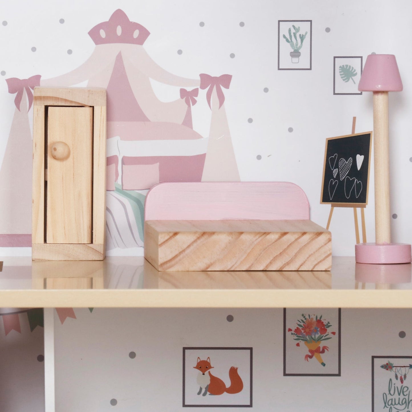 Casita de Muñecas Infantil de Madera Dana - Multicolor | Form Design