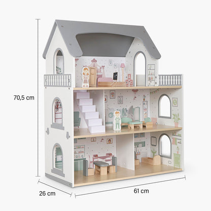 Casita de Muñecas Infantil de Madera Dana - Multicolor | Form Design