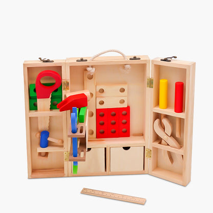Maleta de Herramientas Infantil de Madera Pablo - Multicolor | Form Design