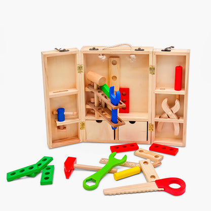 Maleta de Herramientas Infantil de Madera Pablo - Multicolor | Form Design
