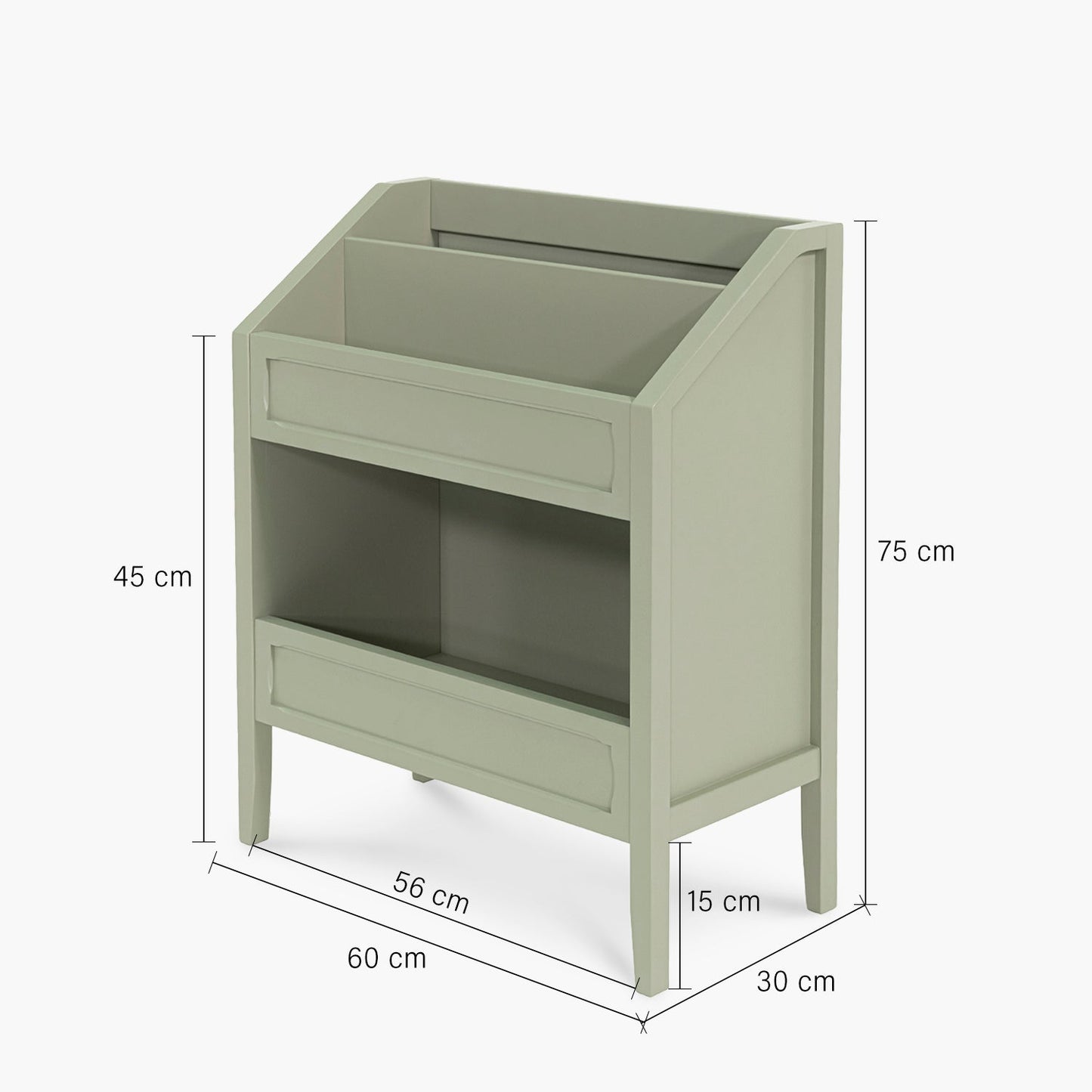 Librero Amalia - Verde Claro | Form Design