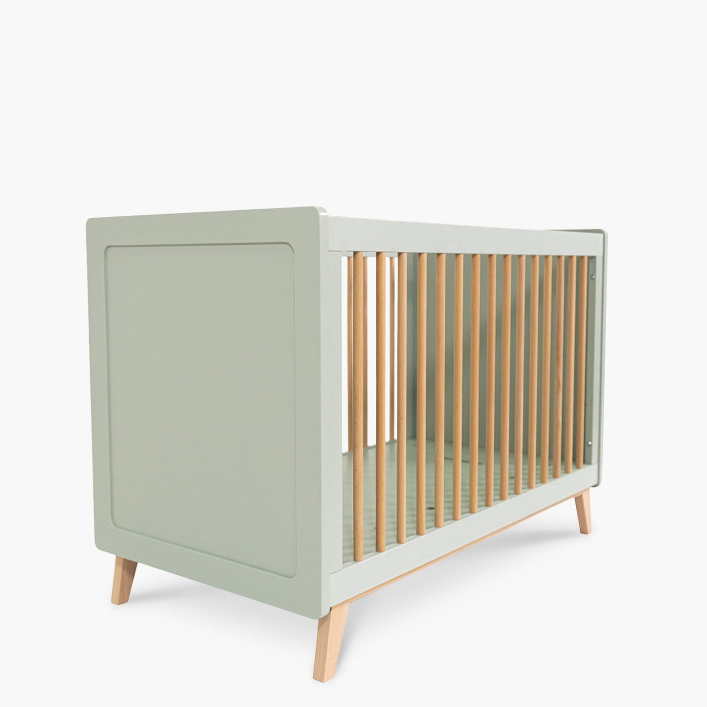 Cuna 2 en 1 Amalia - 120 x 60 cm - Verde Claro | Form Design