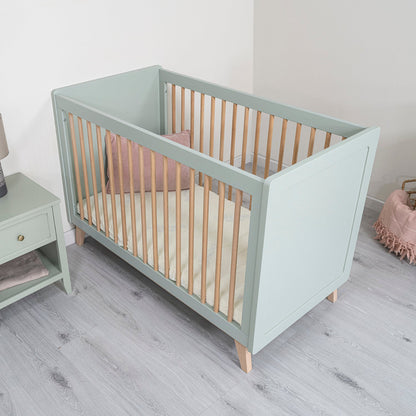 Cuna 2 en 1 Amalia - 120 x 60 cm - Verde Claro | Form Design