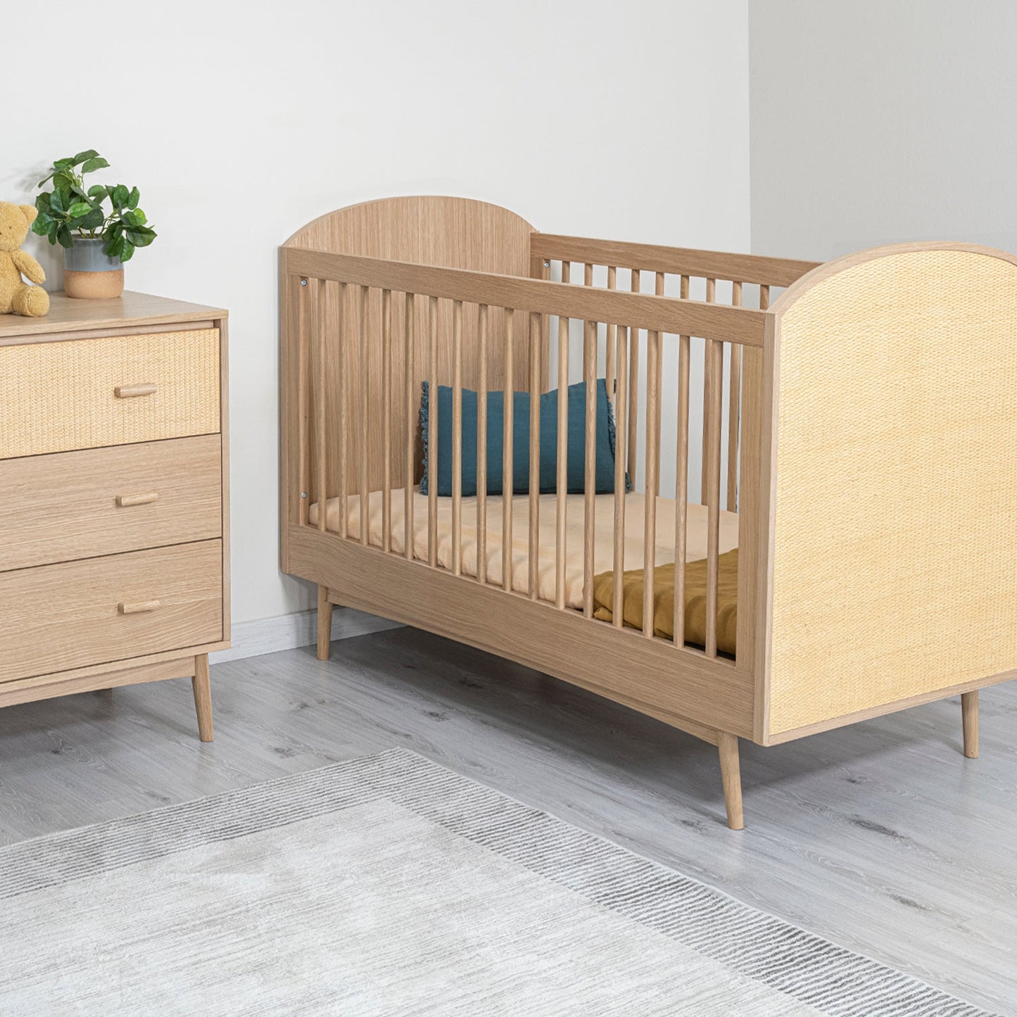 Cuna 3 en 1 Mara - 140 x 70 cm - Natural | Form Design