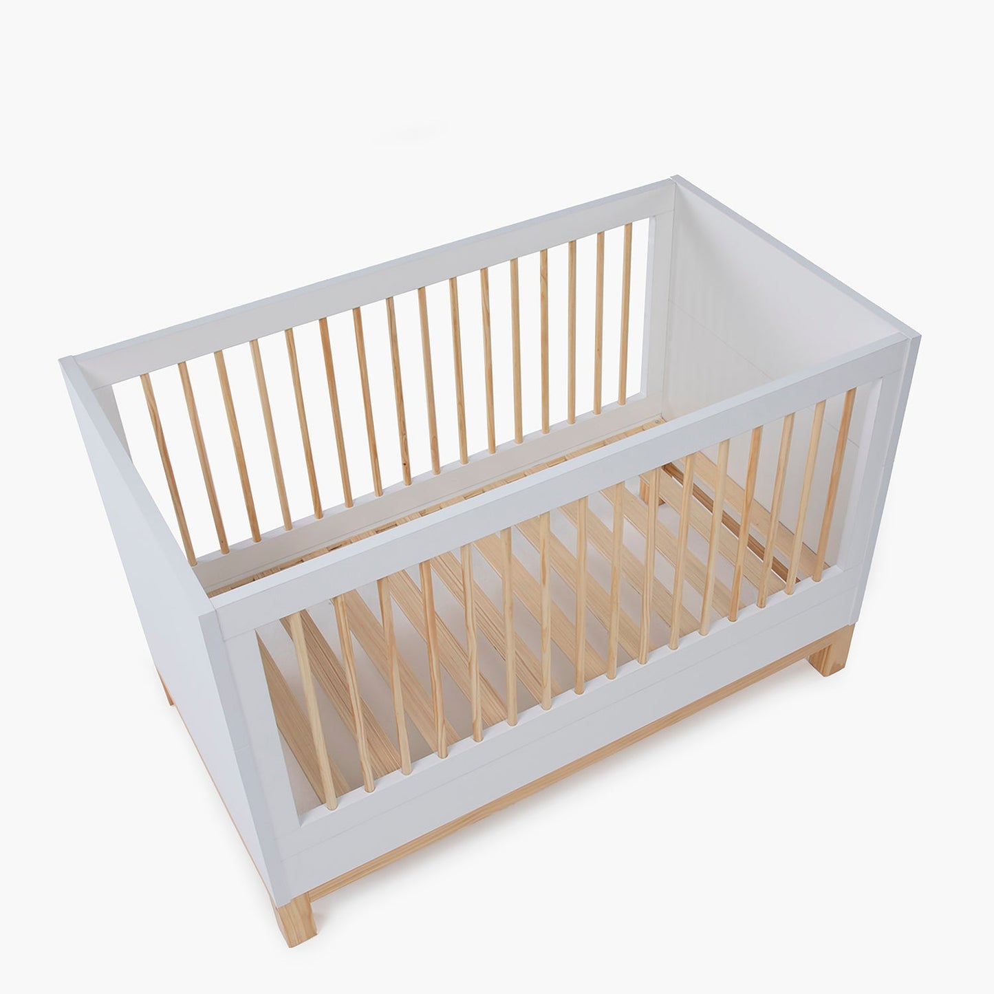 Cuna 3 en 1 Elena - 137 x 78 cm - Natura/Blanco | Form Design