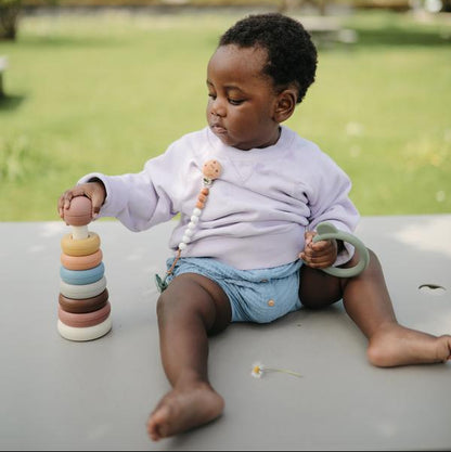 Juego de Apilar Anillos Original Mushie (6837529313463)