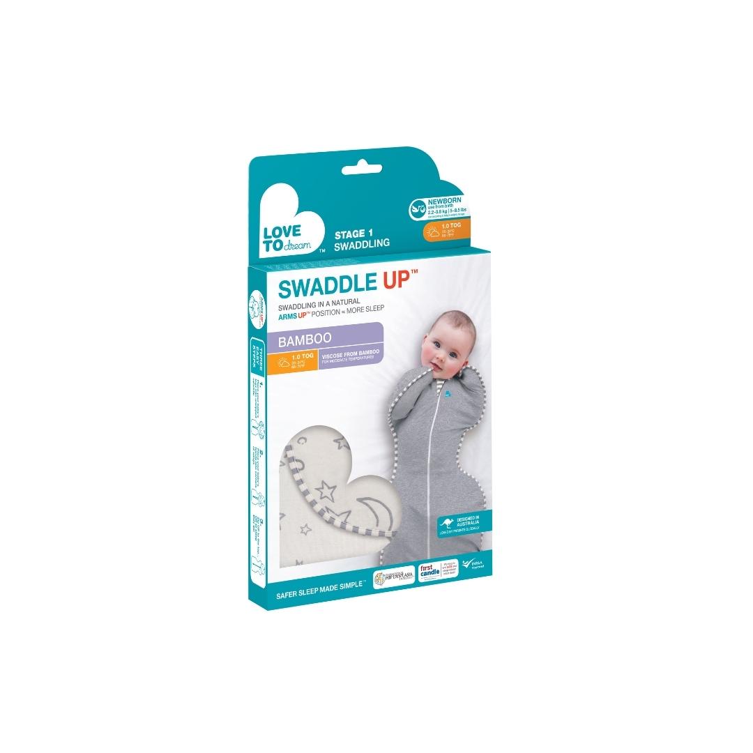 Swaddle UP™ Bamboo Etapa 1 TOG 1.0 Stars & Moon | Love To Dream