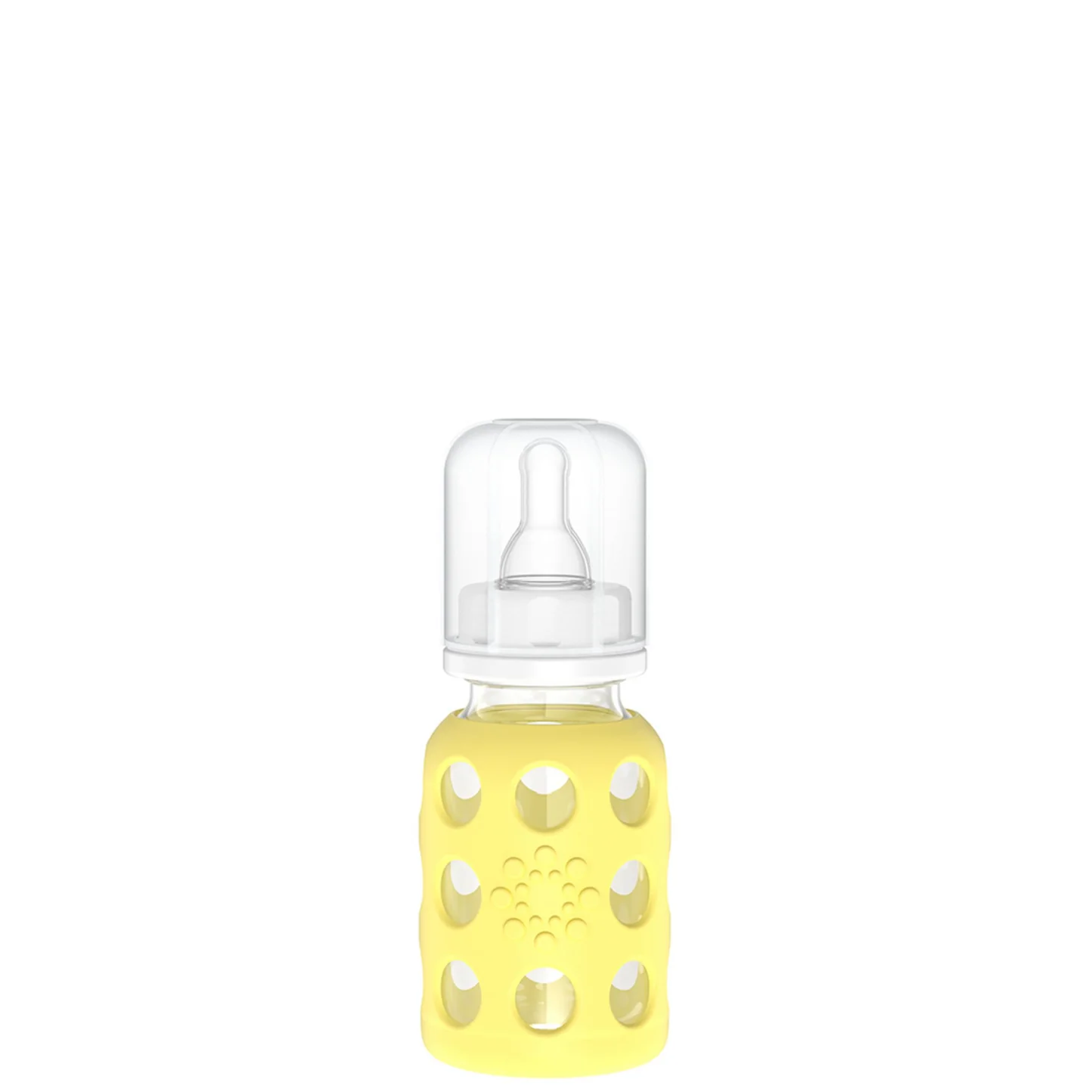 Mamadera de Vidrio con Funda de Silicona 120 ml