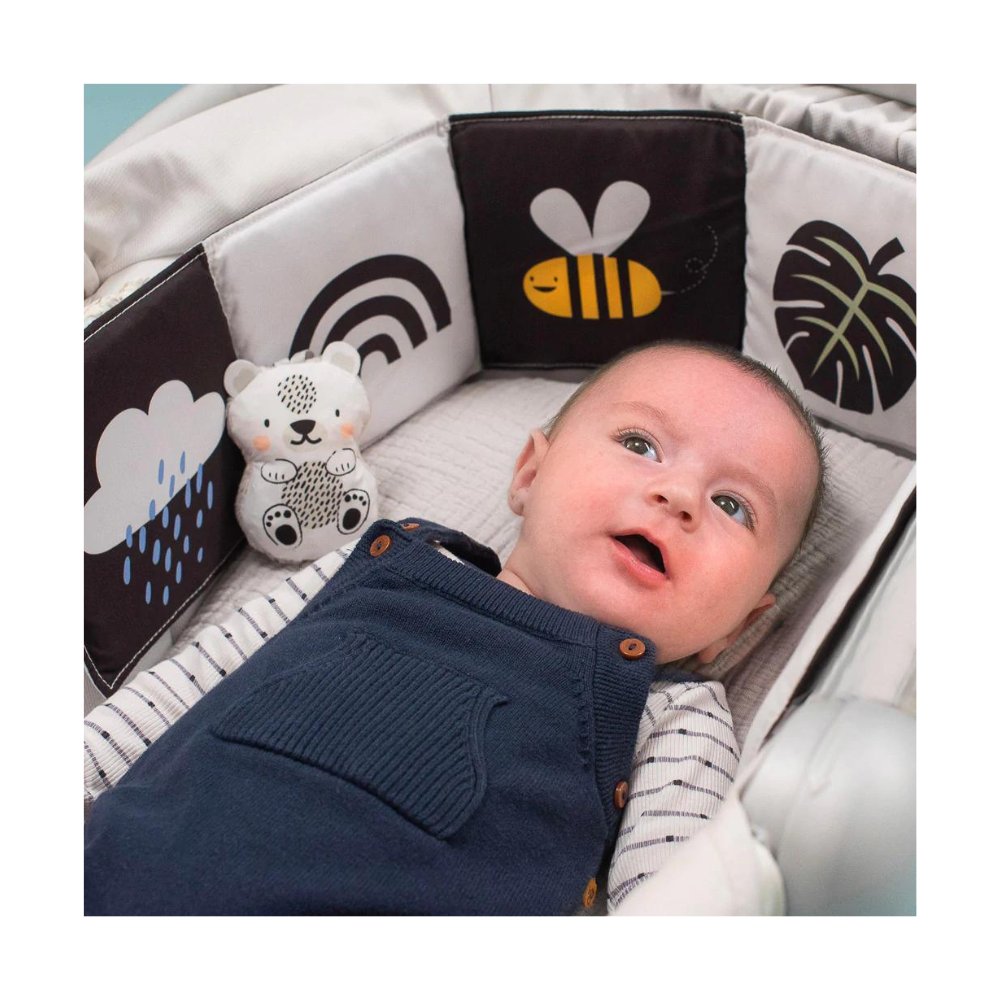 Tummy Time Savannah Black &amp; White Stimulation Book